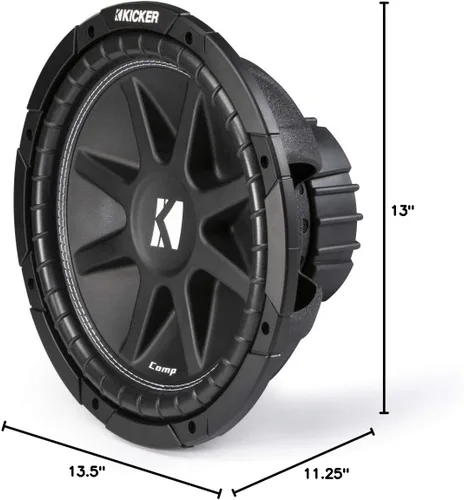 Vista 8 de KICKER Subwoofer Comp de 12 pulgadas (11.8 in), 4 ohmios, paquete compatible con RoHS