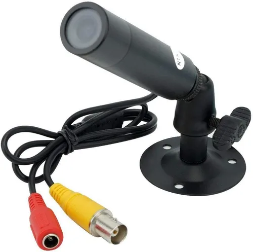 Vista 3 de Vanxse® Minicámara de seguridad CCTV 1/3 CCD 1000TVL HD 3.6mm con soporte de bala para interiores