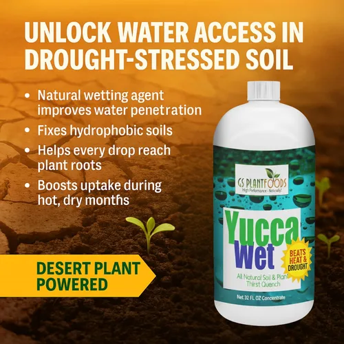 Vista 2 de Yucca Húmedo, Extracto de Yucca Líquido - Agente de humectación orgánico y surfactante, Ahora en concentrado de 32 oz