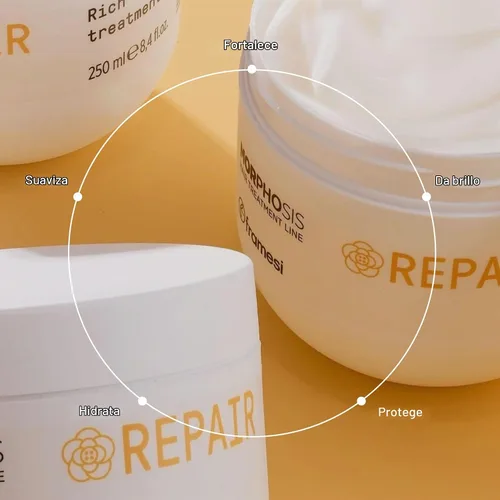 Vista 2 de Framesi Morphosis Repair Rich Treatment, mascarilla nutritiva