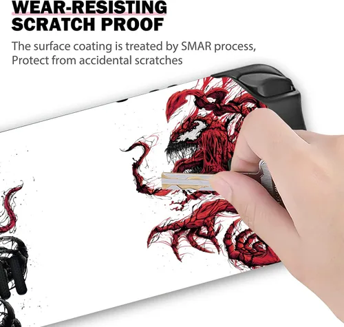 Vista 6 de Super Hero S-Team Deck Skin Cool Movie Vinilo Adhesivo Protector Cubierta Protector Protector Protector de Placa Frontal Accesorios de Piel