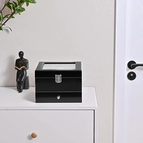 Vista 3 de Paquete de caja de reloj con caja de reloj de 6 ranuras