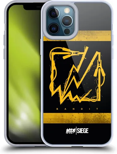 Vista 76 de Head Case Designs Funda de gel con licencia oficial de Tom Clancy's Rainbow Six Siege Bandit Icons [protección de grado militar] compatible