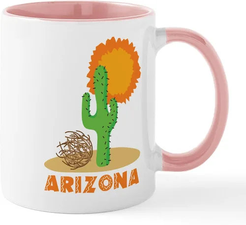 Vista 32 de CafePress ARIZONA Mugs Taza de café de cerámica de 11 oz (11.0 fl oz)