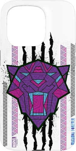 Vista 14 de Funda para iPhone 16 Marvel Black Panther: Wakanda Forever Tribal Logo Panther