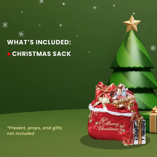 Vista 4 de Disfraces de California de los hombres Papá Noel Bolsa