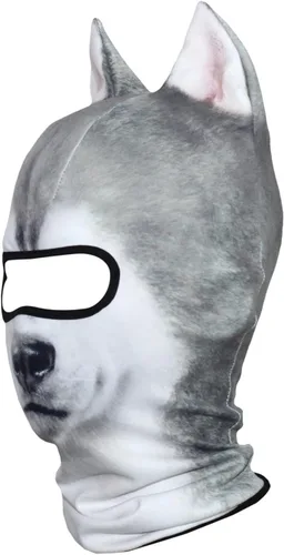 Vista 3 de AXBXCX 3D Animal Ears Balaclava Winter Warmer Face Mask for Skiing Snowboarding Snowmobile Halloween Christmas