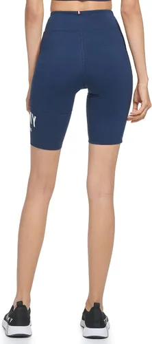 Vista 3 de Tommy Hilfiger Pantalón corto de bicicleta con banda elástica para mujer