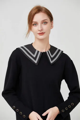 Vista 6 de SUZALA Collares de Dickey para mujer, de media camisa, con diseño floral, falsos, para suéter