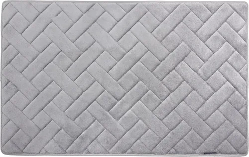 Vista 9 de Alfombra decorativa de espuma viscoelástica en espiga - Beige 21 * 34