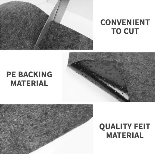 Vista 4 de Alfombrillas para orinales (paquete de 4), tapetes desodorizantes para orinales, absorbentes/impermeables, respaldo antideslizante e impermeable