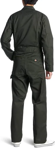 Vista 2 de Dickies - Overol de sarga de manga larga para hombre de 7 12onzas
