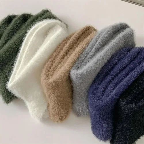Vista 7 de TRENIS Men Women Winter Thicken Warm Pure Color Casual Socks