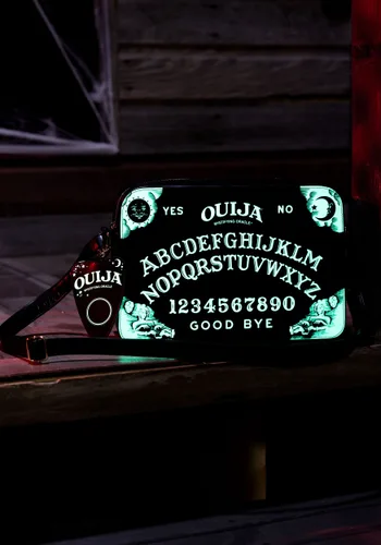 Vista 3 de Bolso Disfraz de Tablero Ouija que Brilla en la Oscuridad Multicolor