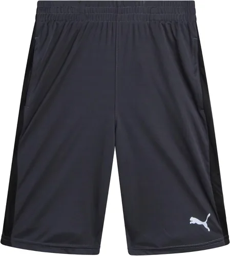 Vista 12 de PUMA Pantalones cortos deportivos para niños, de secado rápido, transpirables, entrelazados, con bolsillos (tallas 4-20)