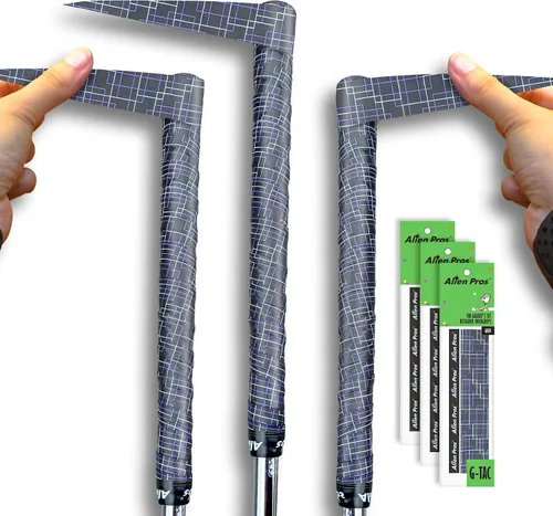 Vista 7 de ALIEN PROS Paquete de 6 rompecabezas y cintas de agarre de golf de mezcla egipcia - ReGrip en 1 minuto