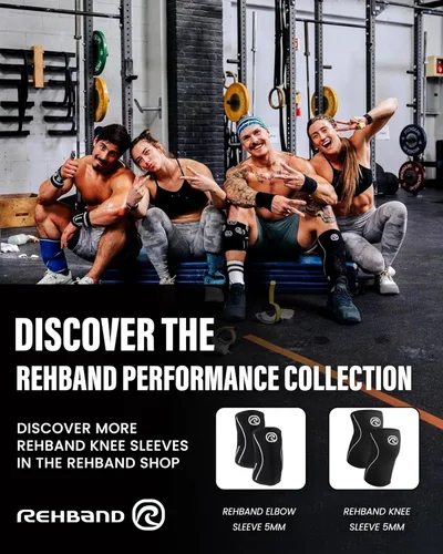 Vista 7 de Rehband RX - Soporte de muñeca Power Max, funda de neopreno 3 en 1 + envoltura para entrenamiento de fuerza, protege durante el entrenamiento