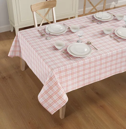Vista 34 de Mantel de mesa rectangular - Cubierta de mesa - Algodón con costura mitrada - Fundas de mesa a cuadros para cocina, comedor, bodas, decoraciones