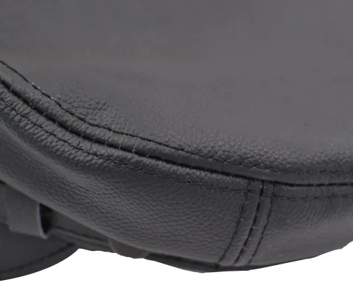 Vista 5 de Sandy Ting Gorra plana unisex de cuero genuino de pescador griego marinero violín