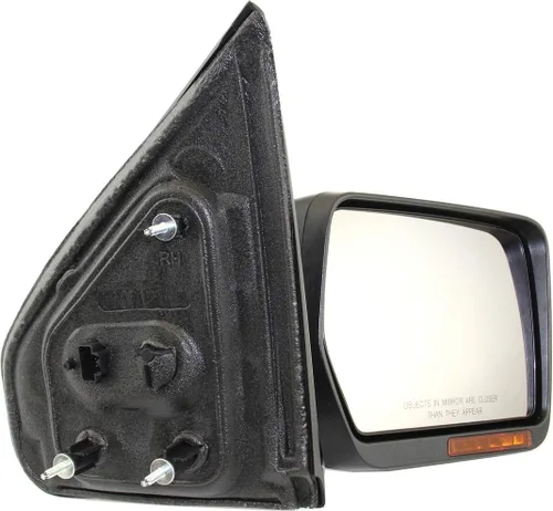 Vista 2 de Kool Vue Espejo Lateral del Pasajero con Calefacción y Plegable Manual para Ford F-150 2011-2014 con Luz de Señal; Sin Monitor de Punto Ciego