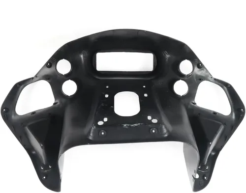 Vista 7 de Carenado interior de plástico ABS de inyección negro brillante compatible con Harley Touring Road Glide FLTR 1998-2013