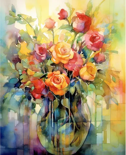 Vista 8 de Tucocoo Kit de pintura de margaritas coloridas por números con pinceles y pigmento acrílico sobre lienzo para adultos, hermoso proyecto