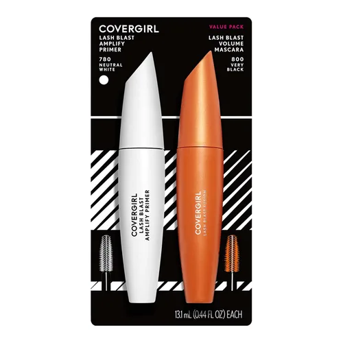 Vista 13 de Covergirl - Máscara Lash Blast Volumen (Negro muy oscuro) & Delineador de ojos Perfect Point Plus (Negro Onyx) - Pack de 2