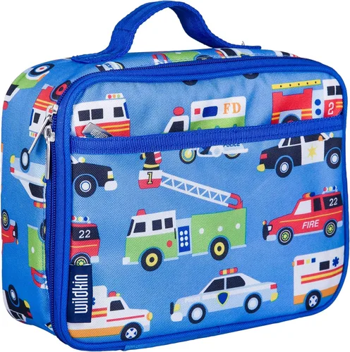 Vista 2 de Wildkin Paquete de mochila para niños de 15 pulgadas con lonchera (Heroes)