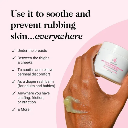 Vista 5 de Kushae Bálsamo protector para la piel femenina, refrescante y calmante para la sequedad femenina, sequedad menopáusica, productos para el cuidado