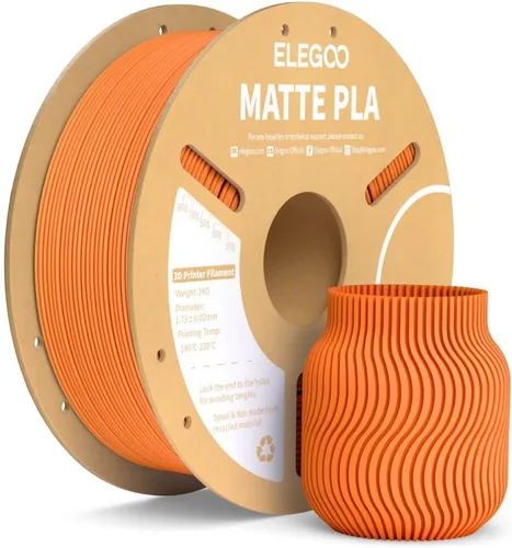 Vista 12 de ELEGOO Paquete de filamento de impresora 3D PLA mate 22 lbs 0.07 in