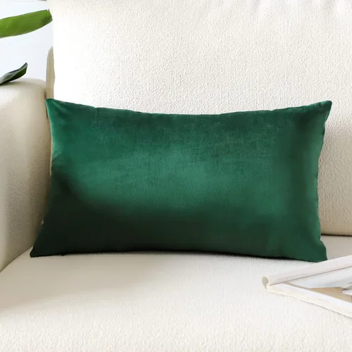 Vista 47 de Artscope Fundas de Almohada de Terciopelo de Lujo Fundas de Almohadas Cuadradas Decorativas Fundas de Cojines Suaves Sólidas para Sofá de Sala Sofá