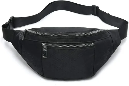 Vista 6 de Fanny Pack for Men Women - Water Resistant Fashion Waist Bag Pack with Adjustable Strap for Travel Hiking Running Outdoor Sports.