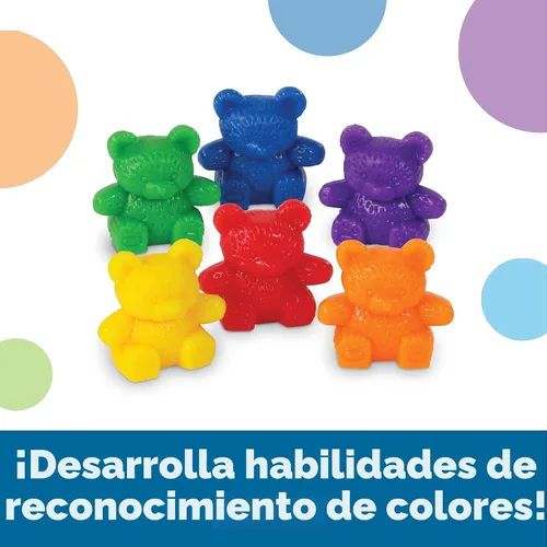 Vista 3 de fichas con forma de Bebé Oso (102 unidades).