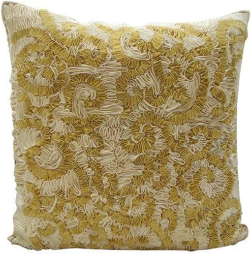 Vista 28 de The HomeCentric Funda de almohada dorada, funda de almohada geométrica moderna, funda de almohada de 12 x 12 pulgadas (11.8 x 11.8 in), funda