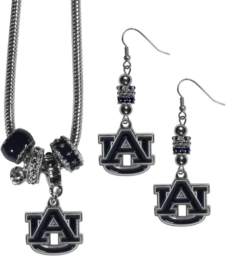 Vista 9 de Siskiyou Sports NCAA womens Euro Bead Earrings and Necklace Set
