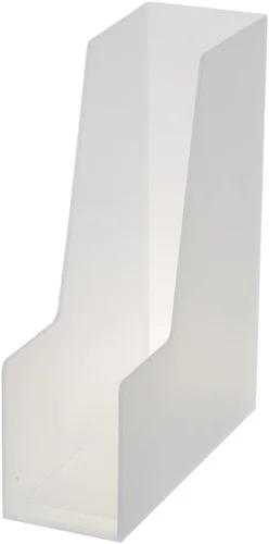 Vista 12 de YBM HOME Organizador vertical para archivos, diseño frontal abierto para un fácil acceso a archivos, documentos y revistas, ideal para oficina