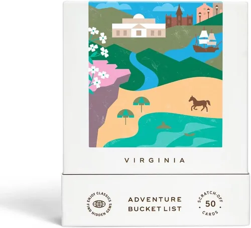 Vista 4 de Reach International Outfitters Lista de Aventuras de Virginia: 50 Tarjetas para Rascar para Actividades al Aire Libre, Atracciones Turísticas