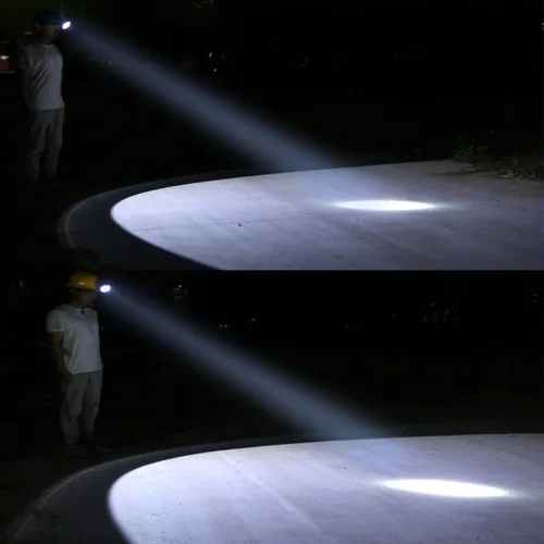 Vista 7 de Luz LED recargable para casco de minería – A prueba de explosiones impermeable subterránea lámpara de seguridad subterránea, faro brillante