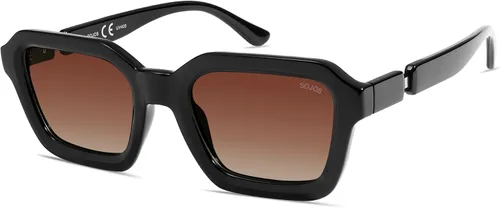 Vista 3 de SOJOS Retro Polarized Square Sunglasses Womens Mens Vintage 70s 80s 90s Hexagon Shades SJ2377