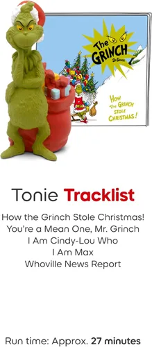 Vista 8 de Tonies La Figurita de Audio de Grinch de Cómo el Grinch Robó la Navidad de Dr. Seuss
