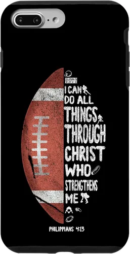 Vista 11 de iPhone 13 I can do all things through Christ Philippians 4:13 - Funda de fútbol
