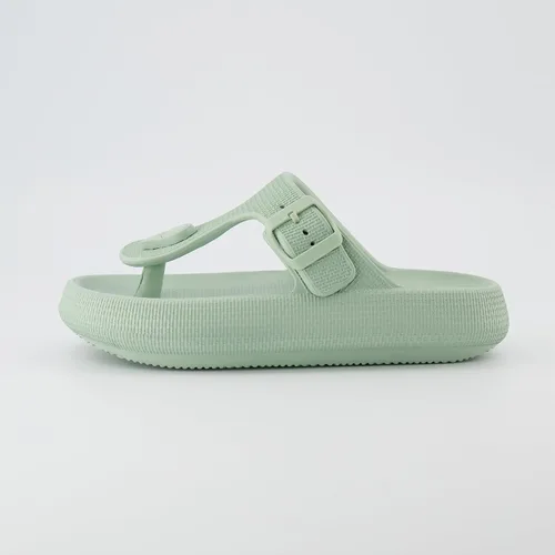 Vista 2 de CUSHIONAIRE Sandalias Flo para mujer con +Comfort