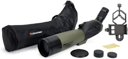 Vista 10 de Celestron 52248 Telescopio de 65 mm Zoom Ultima Diseño de visión recta, vistas totalmente multicapas, ocular de zoom, enfoque suave, trípode
