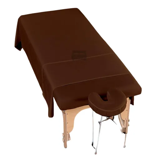 Vista 11 de Cottingon Juego de sábanas de 3 piezas para mesa de masaje, 100% microfibra cepillada de alta calidad, ultraligero, sin arrugas, funda de cama