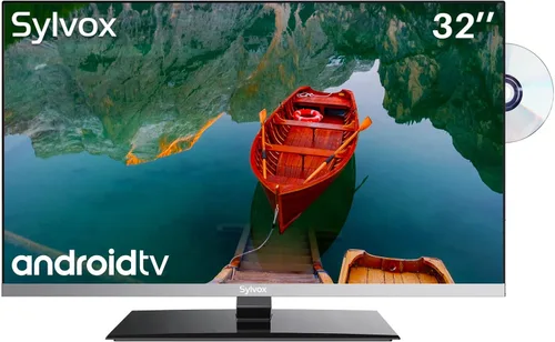 Vista 9 de SYLVOX 22'' Smart TV Digital de 12 Voltios Combo de Vídeo en Disco FHD 1080P Android 11.0, con Conexión Inalámbrica WiFi ARC CEC, para Hogar