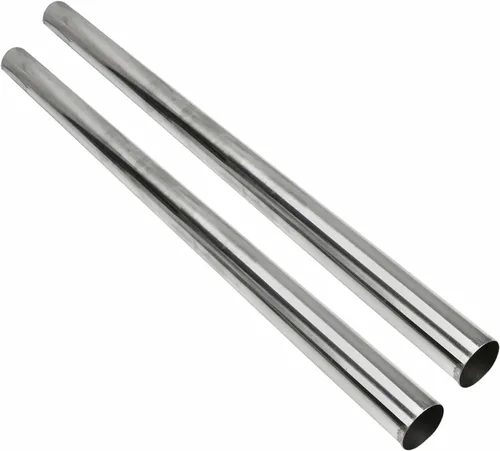 Vista 10 de Tubo recto de 2.5 pulgadas de acero inoxidable T304 tubería de 48 pulgadas de largo 2.5 pulgadas de diámetro exterior tubo de escape DIY, paquete