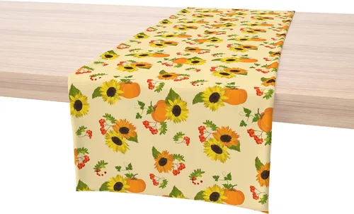 Vista 7 de Winslow & Brody Camino de mesa 100% algodón Ramas de otoño 16 x 72 pulgadas Deluxe y extra ancho Fabricado en los Estados Unidos