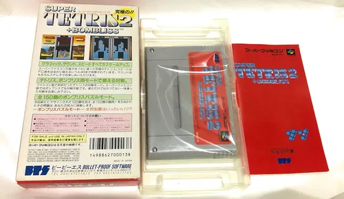 Vista 3 de Tetris 2 Bombliss Super Famicom Super NES Japanese Import