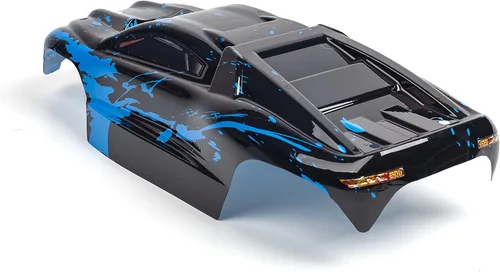 Vista 5 de SummitLink Cuerpo personalizado azul fangoso sobre negro estilo compatible con E-Revo escala 1/10 RC coche o camión (camión no incluido) ER-BB-01