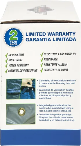 Vista 6 de Detailer's Preference Funda de poliéster para scooter, protección contra la intemperie resistente, diseño sin arañazos, bolsa de almacenamiento